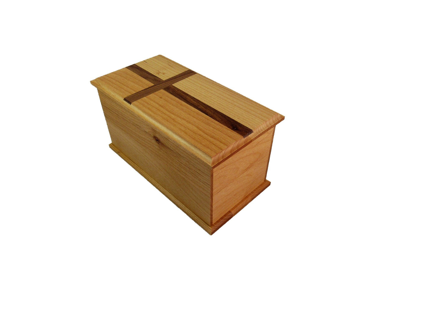 Exra Large Alder Urn w/walnut cross #200