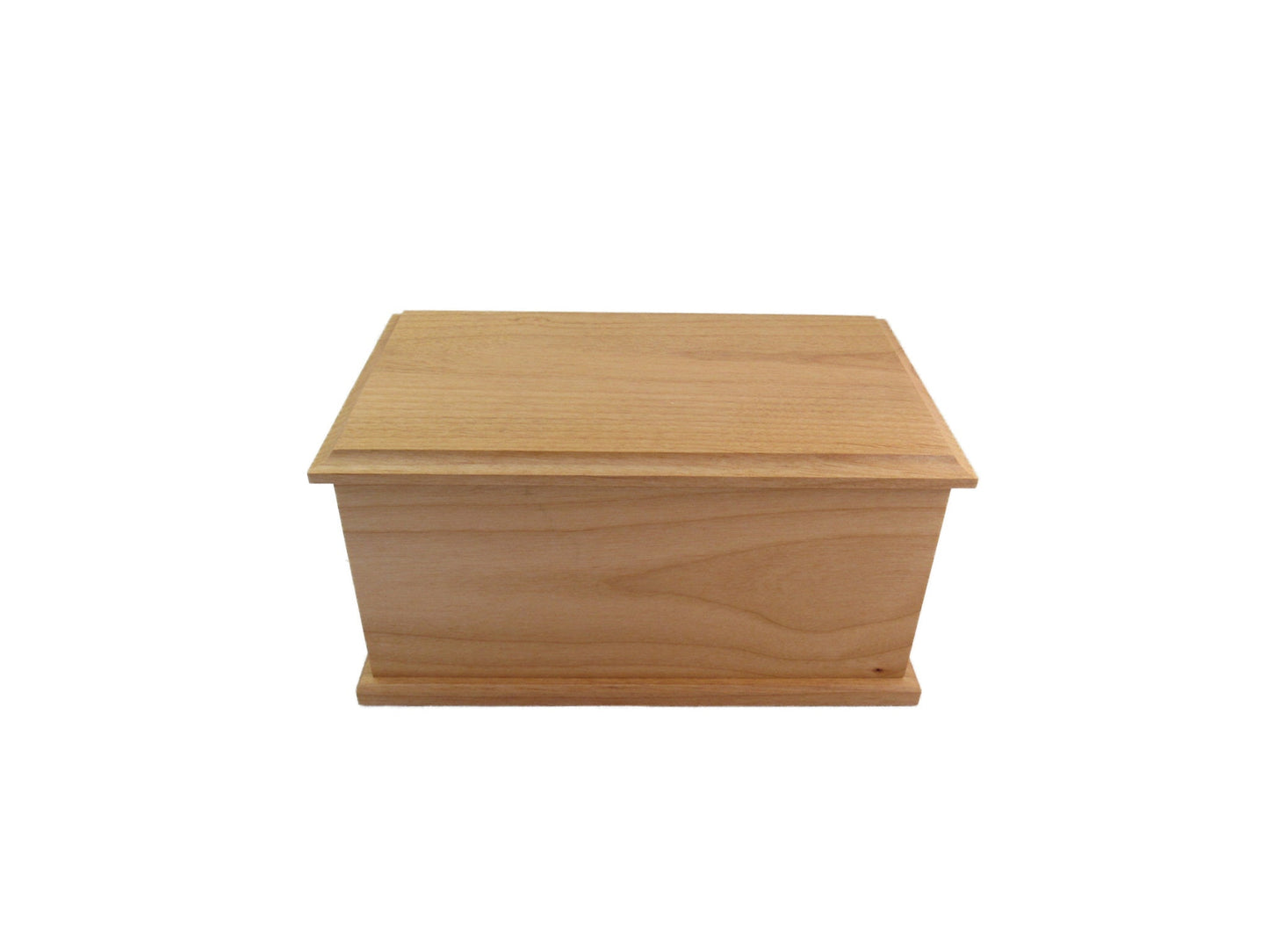 Alder Wooden Cremation Urn – Holds Up to 300 lbs