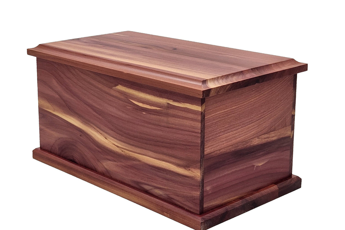 Extra Large Cedar Cremation Urn – Holds 200 Cubic Inches