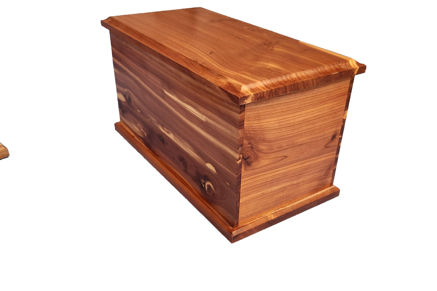 Extra Large Cedar Cremation Urn – Holds 200 Cubic Inches