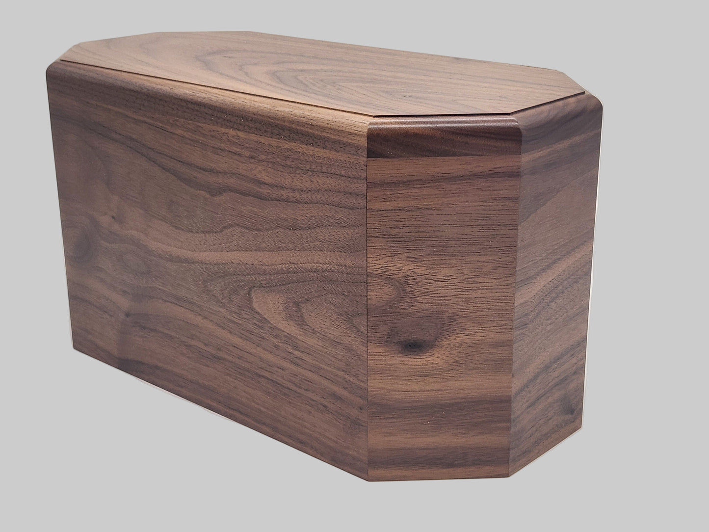 Handcrafted Walnut Companion Urn: Personalized Memorial