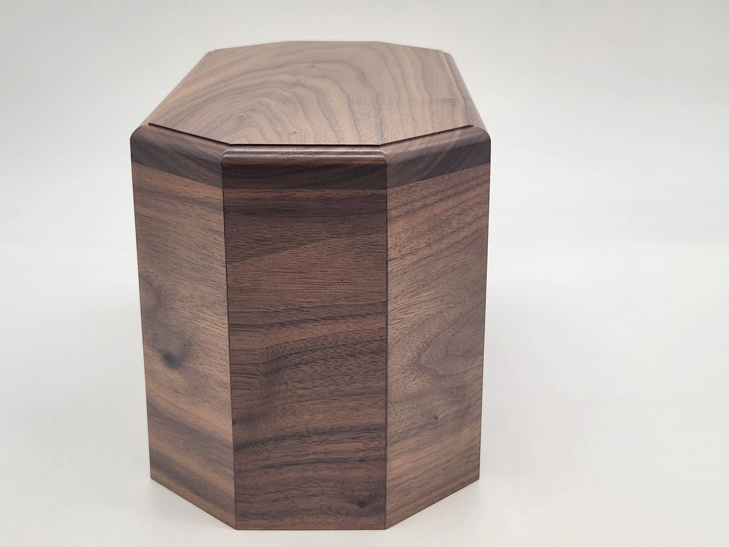 Handcrafted Walnut Companion Urn: Personalized Memorial