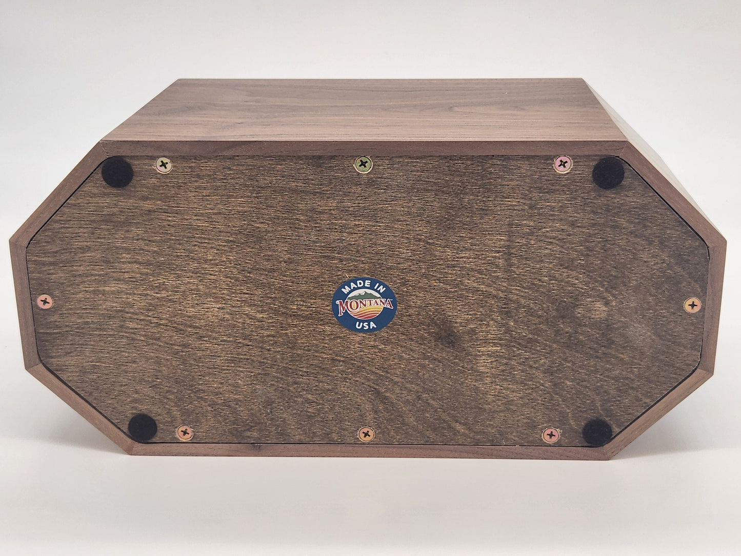 Handcrafted Walnut Companion Urn: Personalized Memorial