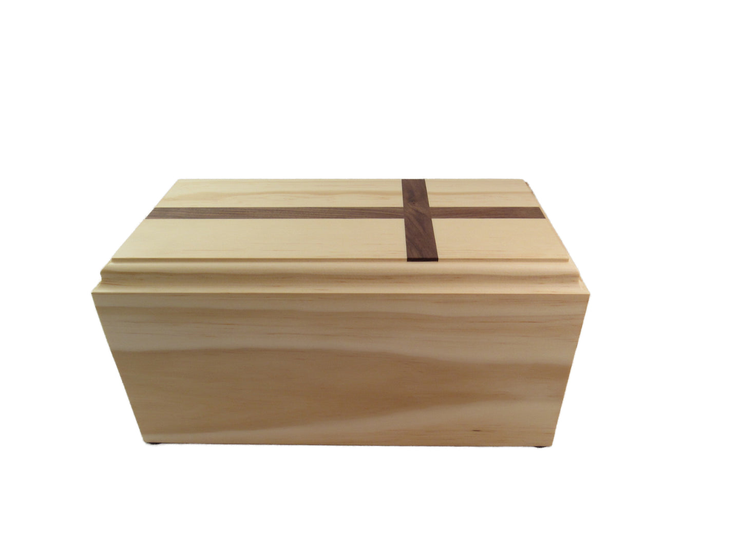 Traditional Oak Companion Premium Urn w/cross