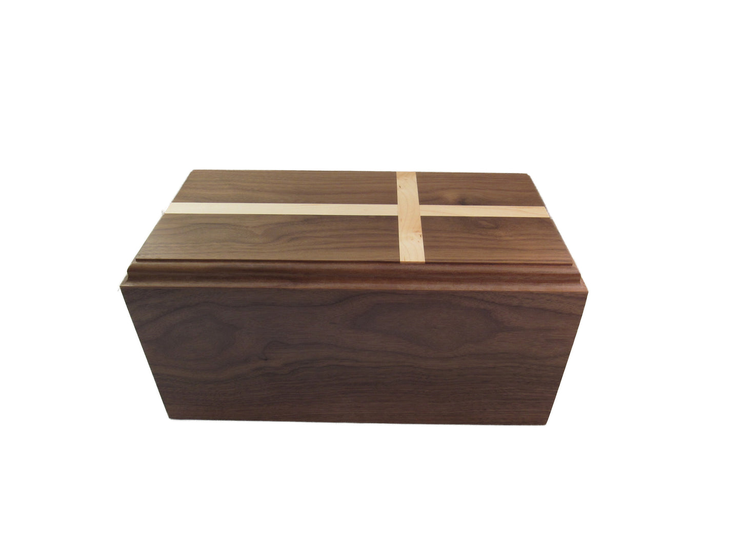 Traditional Walnut Urn w/cross