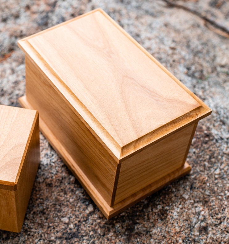 All Handcrafted Wooden Urns