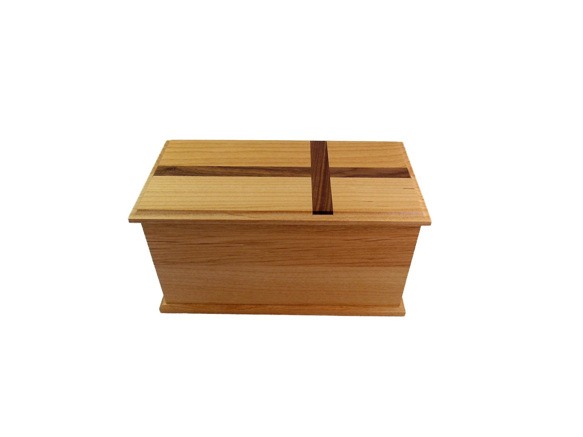 Exra Large Alder Urn w/walnut cross #200