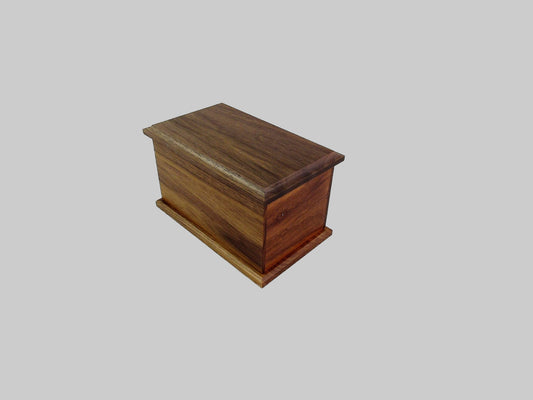 Extra Large Handmade Walnut Cremation Urn
