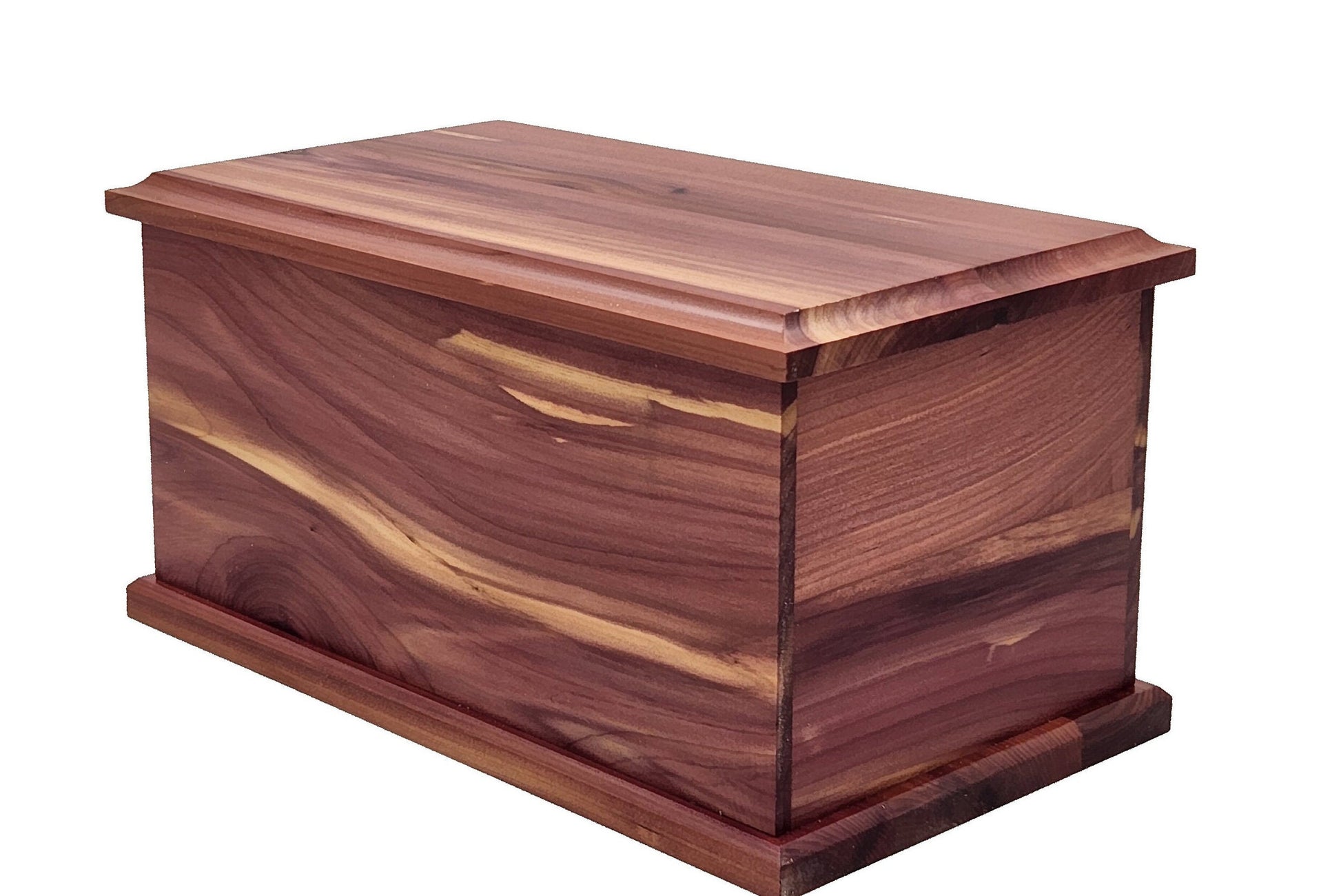 Extra Large Cedar Cremation Urn – Holds 200 Cubic Inches