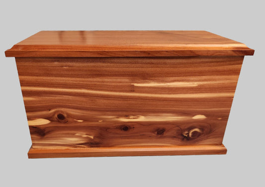 Extra Large Cedar Cremation Urn – Holds 200 Cubic Inches