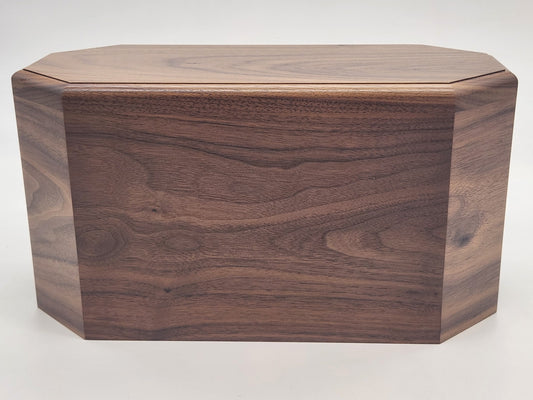 Handcrafted Walnut Companion Urn: Personalized Memorial