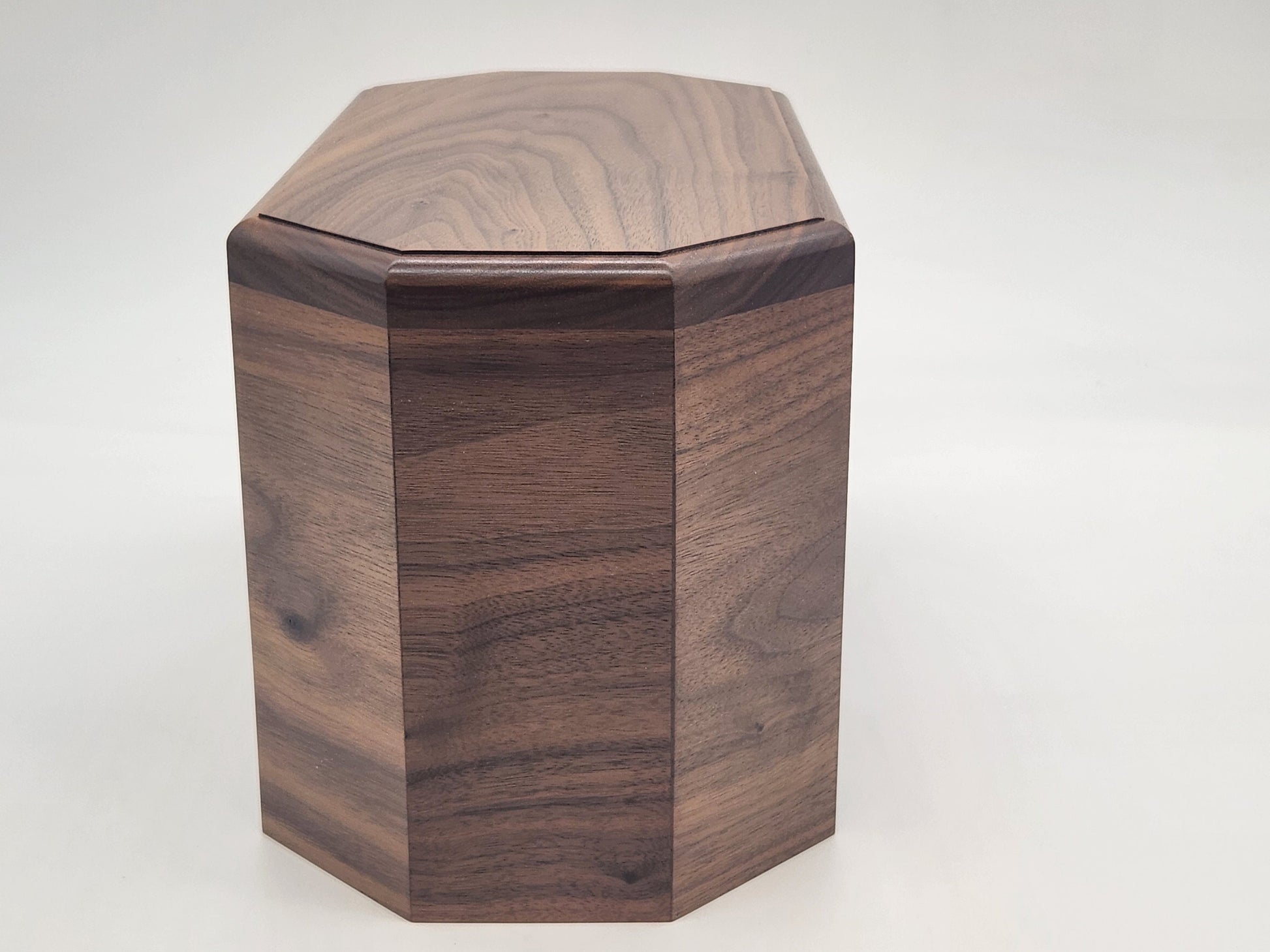 Handcrafted Walnut Companion Urn: Personalized Memorial
