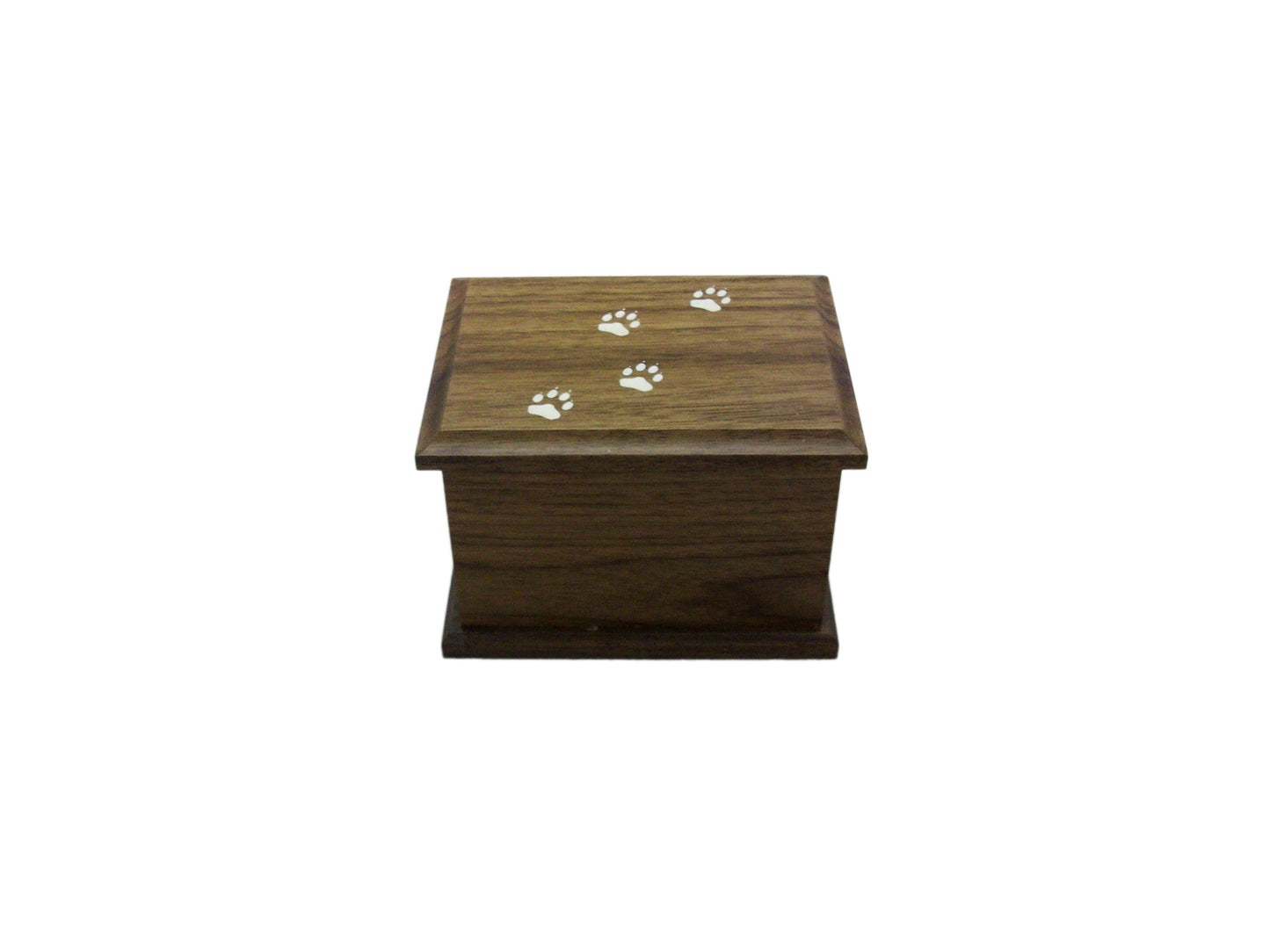 Walnut Dog Prints Urn