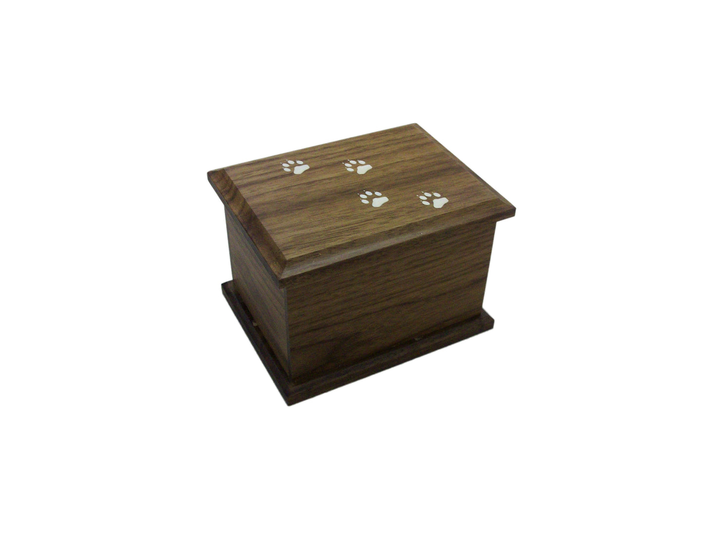 Walnut Dog Prints Urn